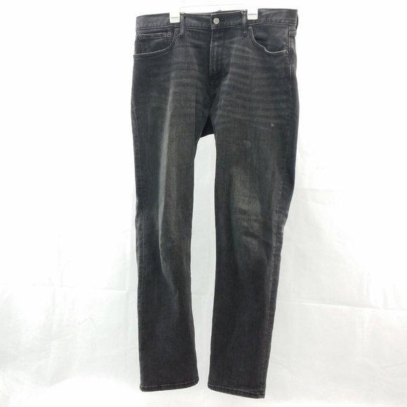 Gap Men's Denim Slim Straight Denim Jeans 34x34 Zip Front Button Closure - Picture 3 of 12